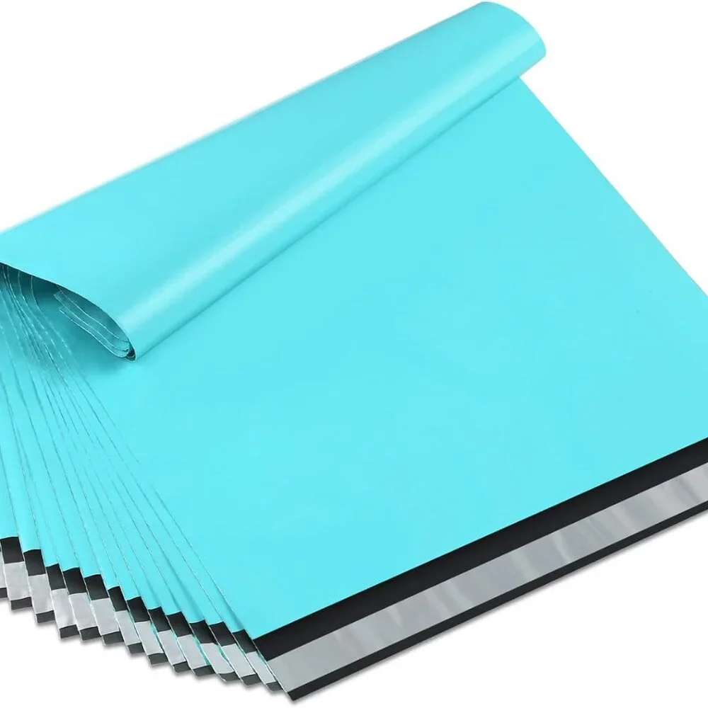 🔥(10) 10x13" Poly Mailing Bags Teal Color Shipping Mailing Envelopes Bags - Picture 1 of 8